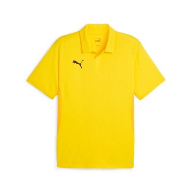 Puma Sport-Polo teamGOAL (100% rec. Polyester, atmungsaktiv) gelb Herren