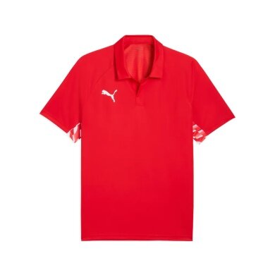 Puma Sport-Polo teamLIGA26 Sideline (hoher Tragekomfort, atmungsaktiv) rot Herren