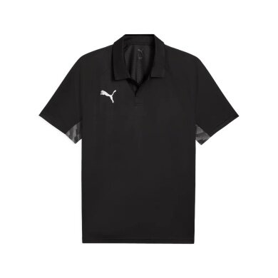 Puma Sport-Polo teamLIGA26 Sideline (hoher Tragekomfort, atmungsaktiv) schwarz Herren