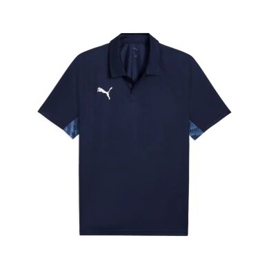 Puma Sport-Polo teamLIGA26 Sideline (hoher Tragekomfort, atmungsaktiv) navyblau Herren