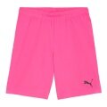 Puma Sporthose teamGOAL Shorts (100% rec. Polyester) kurz neonpink Herren