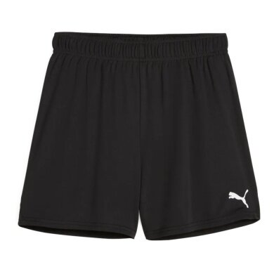 Puma Sporthose teamGOAL Shorts (100% rec. Polyester) kurz schwarz Damen