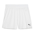 Puma Sporthose teamGOAL Shorts (100% rec. Polyester) kurz weiss Damen