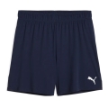 Puma Sporthose teamGOAL Shorts (100% rec. Polyester) kurz navyblau Damen