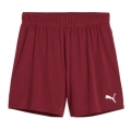 Puma Sporthose teamGOAL Shorts (100% rec. Polyester) kurz bordeauxrot Damen