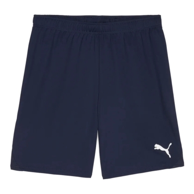 Puma Sporthose teamGOAL Shorts (100% rec. Polyester) kurz navyblau Herren