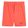 Puma Sporthose teamGOAL Shorts (100% rec. Polyester) kurz neonorange Herren