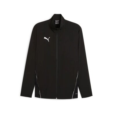 Puma Sportjacke teamGOAL Sideline Jacket (100% rec. Polyester, atmungsaktiv) schwarz Herren