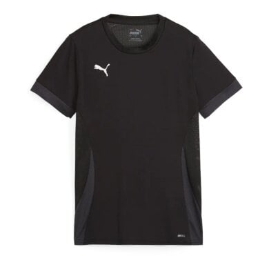 Puma Trainings-Shirt teamGOAL Matchday Jersey (100% rec. Polyester) kurzarm schwarz Damen