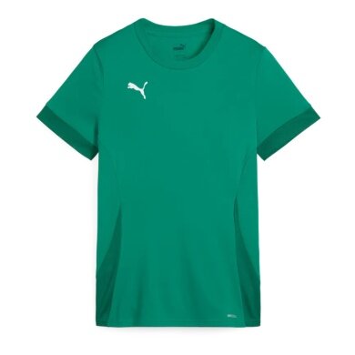 Puma Trainings-Shirt teamGOAL Matchday Jersey (100% rec. Polyester) kurzarm grün Damen