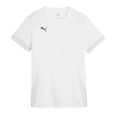 Puma Trainings-Shirt teamGOAL Matchday Jersey (100% rec. Polyester) kurzarm weiss Damen