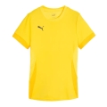 Puma Trainings-Shirt teamGOAL Matchday Jersey (100% rec. Polyester) kurzarm gelb Damen