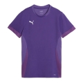 Puma Trainings-Shirt teamGOAL Matchday Jersey (100% rec. Polyester) kurzarm violett Damen
