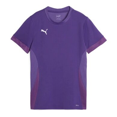 Puma Trainings-Shirt teamGOAL Matchday Jersey (100% rec. Polyester) kurzarm violett Damen