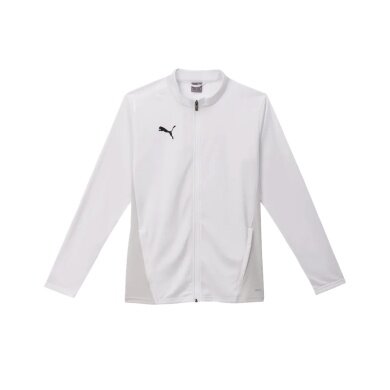 Puma Trainingsjacke teamGOAL Training Jacket (100% rec. Polyester, atmungsaktiv) weiss Herren