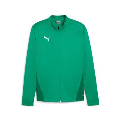 Puma Trainingsjacke teamGOAL Training Jacket (100% rec. Polyester, atmungsaktiv) grün Herren
