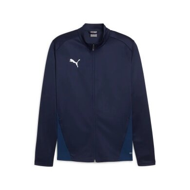 Puma Trainingsjacke teamGOAL Training Jacket (100% rec. Polyester, atmungsaktiv) navyblau Herren