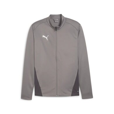 Puma Trainingsjacke teamGOAL Training Jacket (100% rec. Polyester, atmungsaktiv) grau Herren