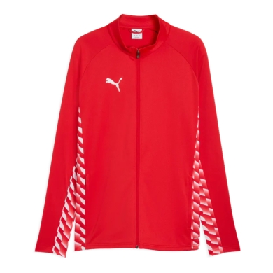 Puma Trainingsjacke teamLIGA26 Training Jacket (Full-Zip, 100% rec. Polyester, atmungsaktiv) rot Herren