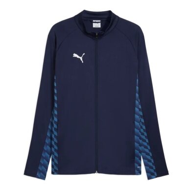 Puma Trainingsjacke teamLIGA26 Training Jacket (Full-Zip, 100% rec. Polyester, atmungsaktiv) navyblau Herren