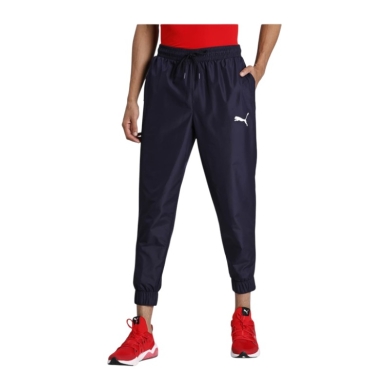 Puma Trainingshose Cross The Line Warm Up Pant lang - navyblau Herren