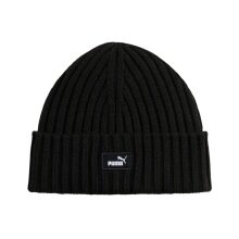 Puma Strickmütze (Beanie) ESS Fisherman (Rippenstruktur) schwarz - 1 Stück