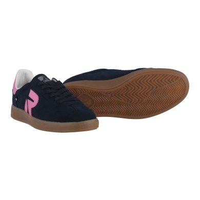 Rieker Sneaker San Diego (Glattleder) dunkelblau/pink Damen
