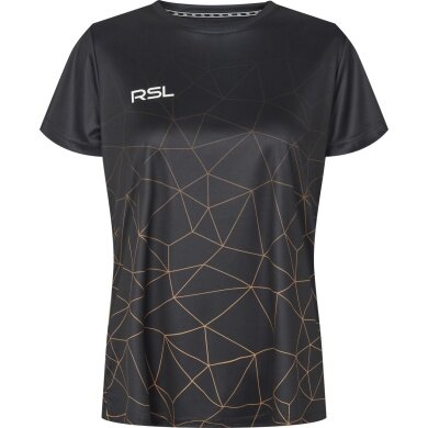 RSL Sport-Shirt Jane (100% Polyester, schnelltrocknend) schwarz Damen