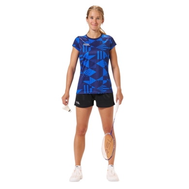 RSL Sport-Shirt Elham (100% Polyester) blau Damen