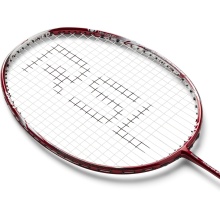 RSL Badmintonschläger Master Speed 5000 (70-74g, kopflastig, flexibel) rot/weiss - besaitet -