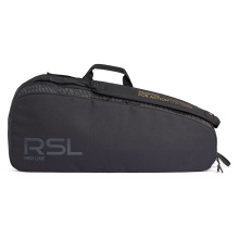 RSL Badminton-Racketbag Pro Line X6 (Schlägertasche, 2 Hauptfach) schwarz 6er