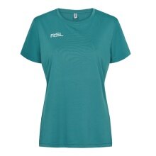 RSL Sport-Shirt Shanon (100% Polyester, dehnbar und leicht) grün/blau Damen