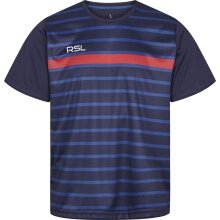 RSL Sport-Tshirt Exo (bequeme Passform, schnelltrocknend) blau/rot Herren
