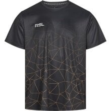 RSL Sport-Tshirt Ian (100% Polyester) schwarz Herren