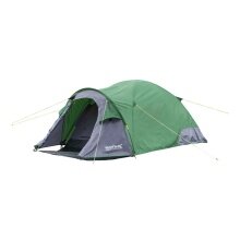 Regatta Campingzelt Kivu V3 - wasserabweisend, 1 Eingange, für 2 Personen - grün/grau