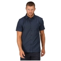 Regatta Kurzarmhemd Mindano VII (schnelltrocknend, atmungsaktiv) dunkelblau Herren