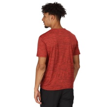 Regatta Sport-Tshirt Fingal Edition Marl (100% Polyester) rot/pink Herren