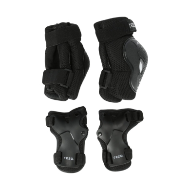 Rezo Schutzausrüstung Haslam Adult Protector (Knieschoner, Ellbogenschützer, Handgelenkschutz) - 3er Set