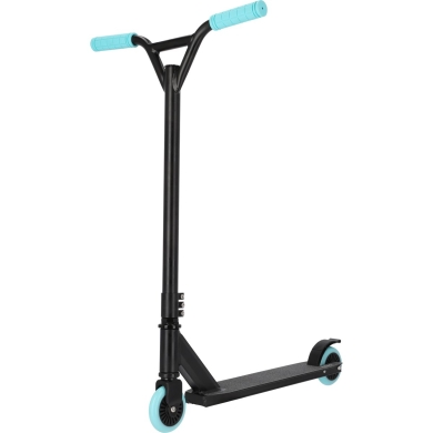Rezo Scooter Stunt (aufklappbarer Roller, Kugellager: ABEC 7-Carbon) schwarz/blau - Kinder
