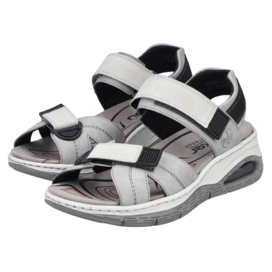 Rieker Sandale 67651 grau Damen