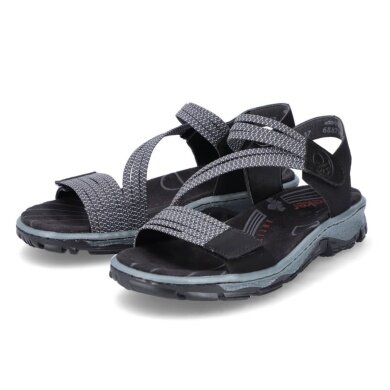 Rieker Trekkingsandalen 68871-00 schwarz Damen