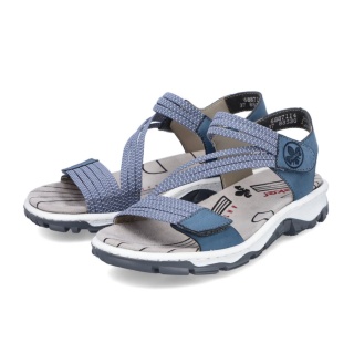 Rieker Trekkingsandalen 68871 blau Damen
