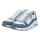 Rieker Sneaker N5204 (Kunstleder, mit seitlichen Reissverschluss) blau/weiss Damen