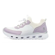 Rieker Sneaker (Kunstleder) M6067-30 weiss/lila Damen