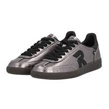 Rieker Sneaker San Diego (Glattleder) silber/schwarz Damen