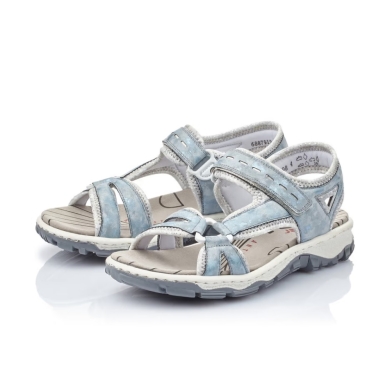 Rieker Trekkingsandale 68879-12 himmelblau Damen