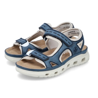 Rieker Trekkingsandalen 64066-14 (leichte und flexible Sohle) blau Damen