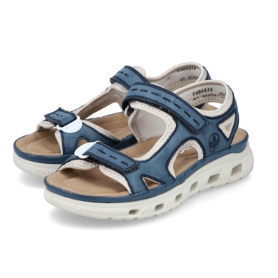 Rieker Trekkingsandalen 64066-14 (leichte und flexible Sohle) blau Damen