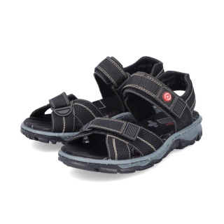 Rieker Trekkingsandalen 68851-02 schwarz Damen