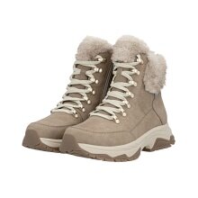 Rieker Winterstiefel W3971-20 (Stiefel mit seitlichen Reissverschluss und Innenfutter) beige Damen
